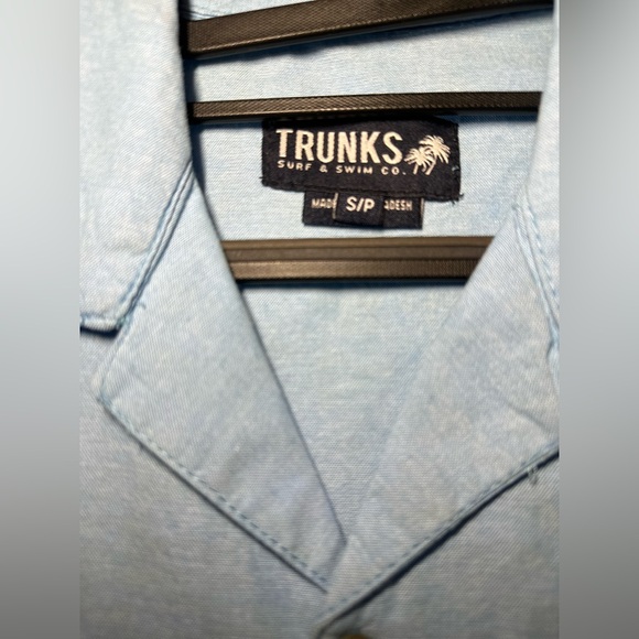 Trunks Surf & Swim Co. Tropical Shirt w/lobster Icon in Deep Sea - Sz S/P - Picture 2 of 5